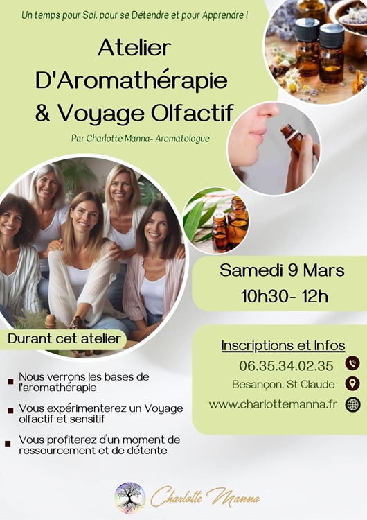 Affiche Atelier d'aromathérapie